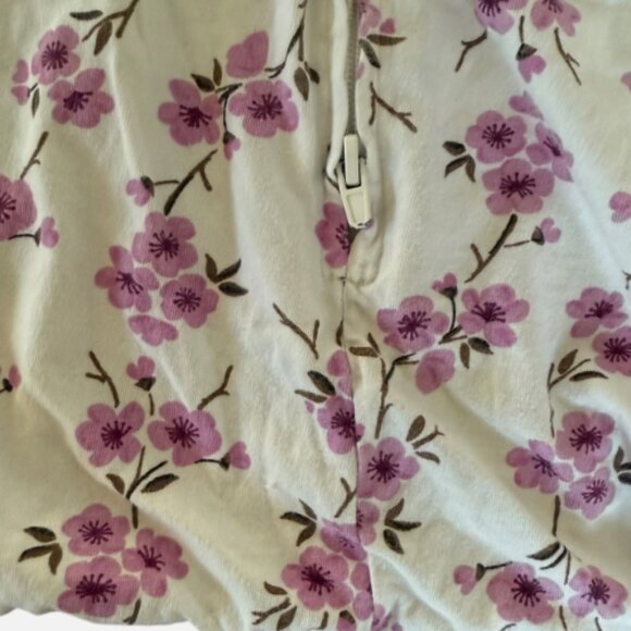 Touched by Nature Organic Cotton Sleep Bag Sack L 12-18 Months Purple Floral - Picture 3 of 7